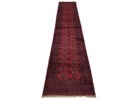 Red Afghan Carpet RUnner