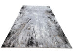 Modern Machine Made Grey And Black Carpet - 290 x 200 CM - Image 3