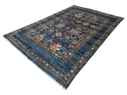 Blue Colour Handmade Carpet