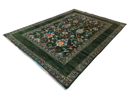 Green Handmade Carpet