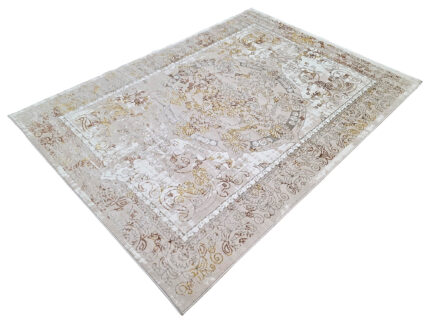 Beige Machine Made Carpet