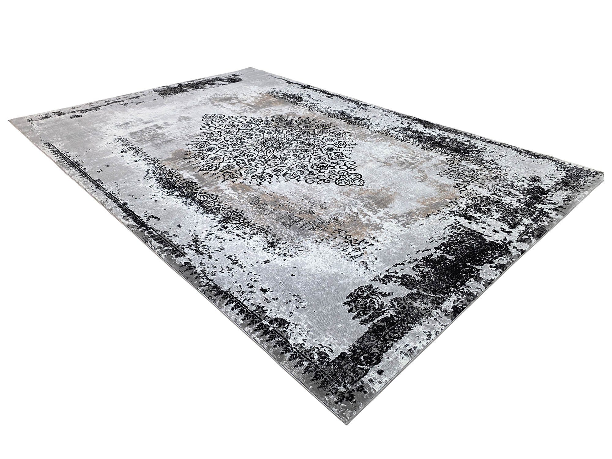 MR276-GreyBlack-340x240 3 Vintage Machine Made Carpet