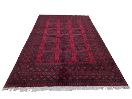 Red Afghan Carpet