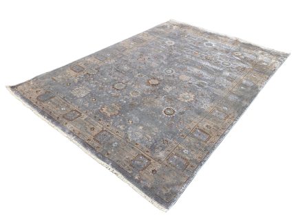 Grey Machine Made Carpet